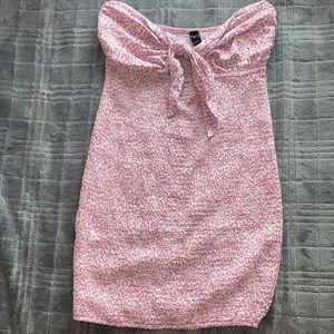 light pink floral dress